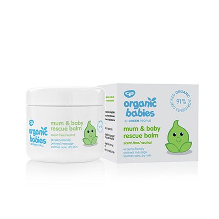 Green People Mum & Baby rescue balm neutral 100 ml, Skincare, Skincare Til Børn, Babysalve