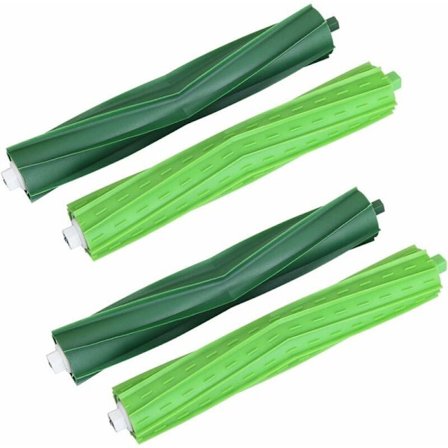 iRobot Roomba i7 i3 i4 i6 i8 j7 E5 E6 E7 Støvsuger Børste Tilbehør, Kompatibel med Roomba, 4 Gummi Børster Inkluderet