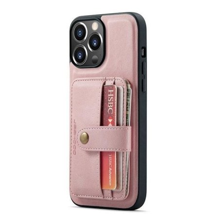 (For iPhone 14 Plus) Avtakbart magnetisk kortetui med RFID-beskyttelse og trådløs ladekompatibilitet