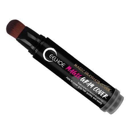 20 ml engångshårfärgssticka Grå hårfärgspennor Lättvikt Omedelbar svart (mörkbrun)