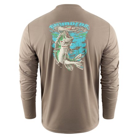 Grundéns Bass Popper LS Tech Tee Otter - XL