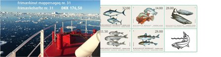 Grønland - Fisk - Postfrisk selvklæbende hæfte