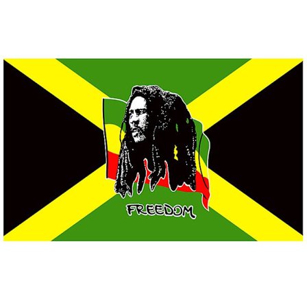 Gratis Frakt Xvggdg Jamaica Flagg Bob Marley Frihet