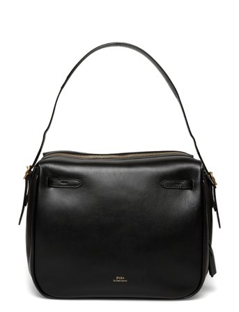 Polo Ralph Lauren Polo Id Leather Satchel - Black - ONE SIZE