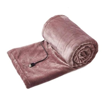 Elektrisk värmefilt med överhettningsskydd, tvättbar, 3 temperaturinställningar rosa 160 x 80 cm 160 X 80cm yx 160 X 80cm Rosa