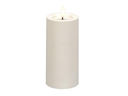 KONSTSMIDE Blockljus LED timer vit 15cm - Lyreco - Kök och servering > Ljus och tillbehör > LED-Ljus