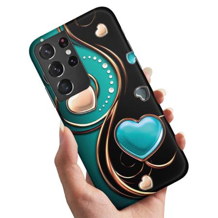 Samsung Galaxy S21 Ultra - Deksel/Mobildeksel Hjerter