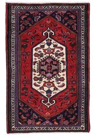 Hamadan Teppich Handgeknüpft 84X125 Persien