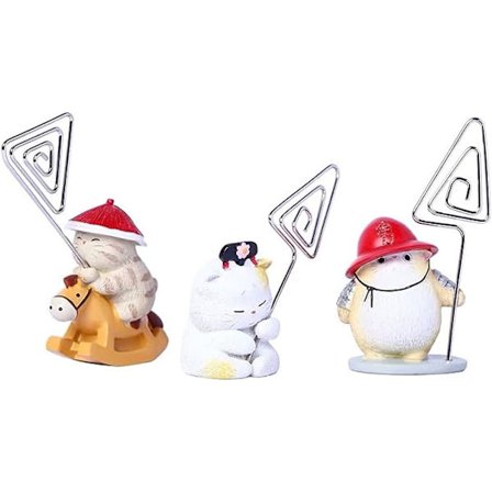 TJLSS Sød skrivebordsdekoration Note Clip Kontorartikler Kort Clip Clip Skrivebordsbesked Dekoration