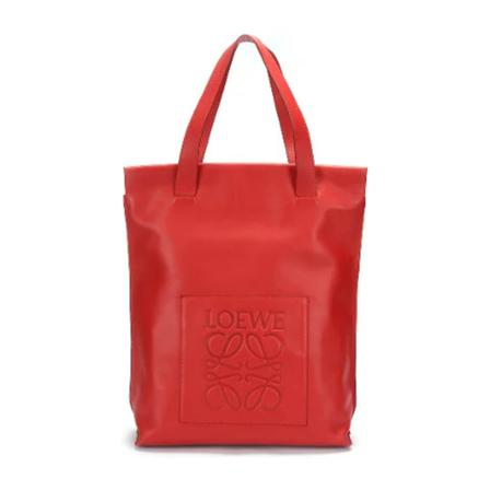 Loewe Pre-owned, Pre-owned Leathertotes Rood, Dames, Maat:ONE Size