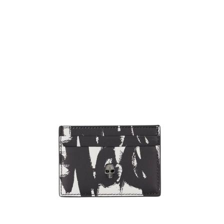 Alexander McQueen Card Holder Sort, Dame Punge og Kortholder, Størrelse: ONE Size