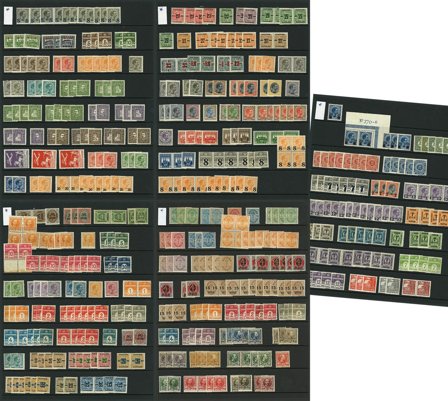 Danmark - Dubletsamling på 5 sider- Ubrugt