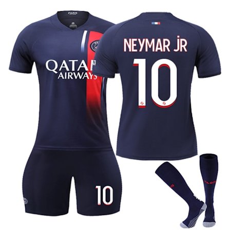 Paris fodboldtrøje Sæt Børn Unge Voksne Mbappe/Messi/Neymar T-shirt trøje Nr. 10 Z Nr. 10 Nr. 10