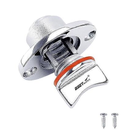 1 tum Rostfritt Stål 316 Båtens Garboard Transom Skrov Dräneringsplugg Socket Bung Hole Dränering Kanot Ac