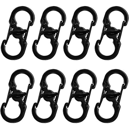 Pienet S-muotoiset karabiinit, kaksinkertainen S-muotoinen karabiini avaimenperä, S-tyyppinen karabiini, S-tyyppinen karabiini