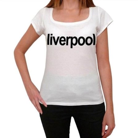 Liverpool T-shirt dam Vintage T-shirt