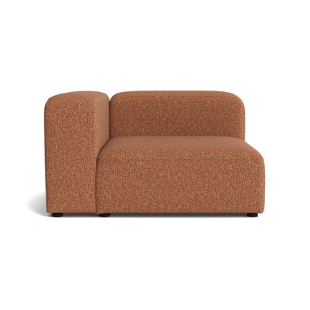 Milo chaiselong, venstrevendt - Puente Brun Terracotta - 130x130x72 - Sofa, chaiselong