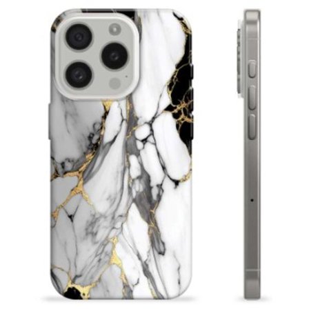 iPhone 15 Pro TPU-Skal - Calacatta