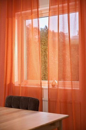 Jotex - Voilegardin 2-pack Rostbrun ALBA - Köp Multifunktionsgardiner hos Jotex