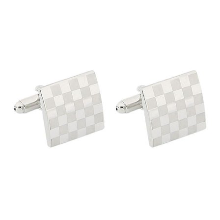 Klassiske Mansjettknapper For Menn Smoking Skjorte Tilbehør Firkantet 1.6x1.6cm Klesdekorasjon 1 Par