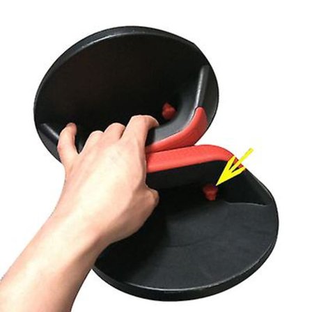 Pushup-håndtak Kompatible med gulv med brede grep