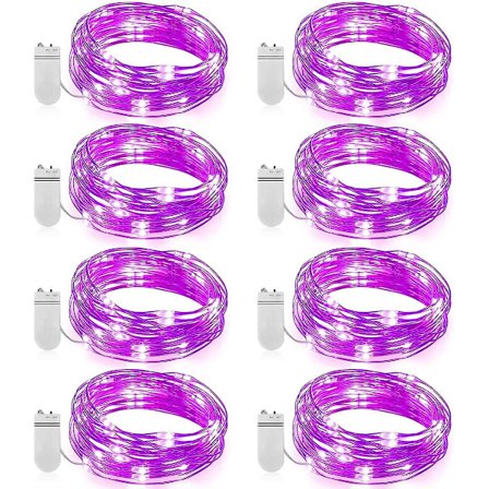 8 kappaleen keijukaulkovalot 7,2 jalkaa 20 lediä Mini Twinkle -valot paristokäyttöiset Halloween-valosarjat