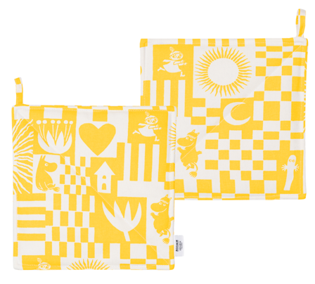 Mummi Arabia Grytekluter Fest Gul 2stk