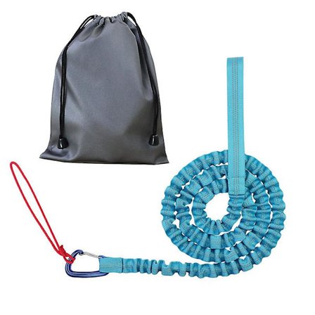 Bärbar draglina cykel draglina mountainbike förälder barn draglina blå