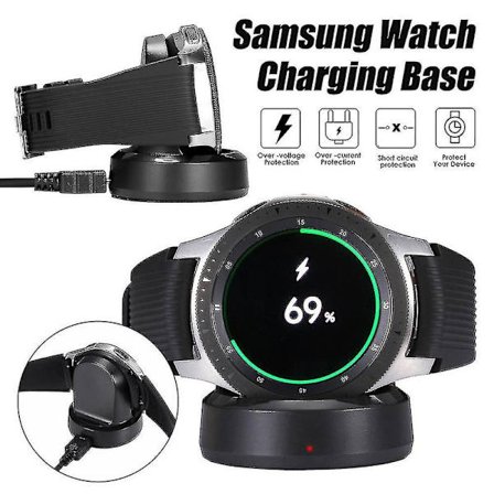 Lader for Samsung Galaxy Watch 1 SM-r800/r810, erstatning smartklokke ladestasjon Cradle db