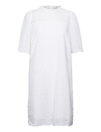 Crmoccamia Dress - Mollie Fit Lyhyt Mekko White Cream
