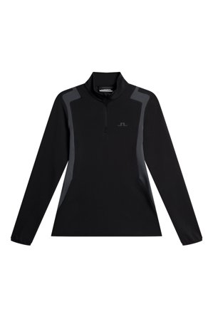 J.Lindeberg - Golf - Mae Quarter Zip Mid Layer - Black - Woman - S