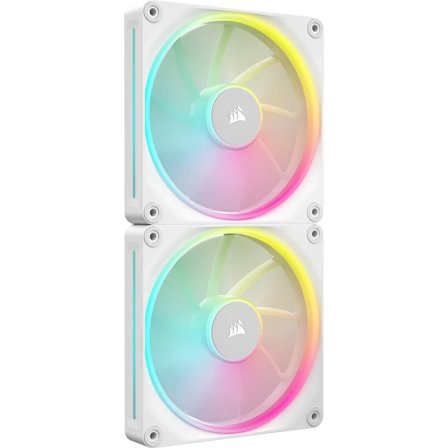 Corsair LX RGB Series, iCUE LINK LX140 RGB White, 140mm Fan, Dual Pack