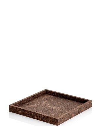 Novoform Cork Tray Kvadratisk Korkbakke - Brown - 26X26X3CM