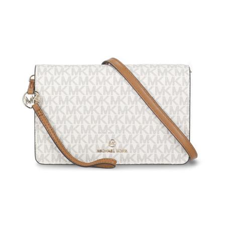 Michael Kors Cross Body Väska vit, Dam Axelremsväskor, Dam, Storlek: ONE SIZE