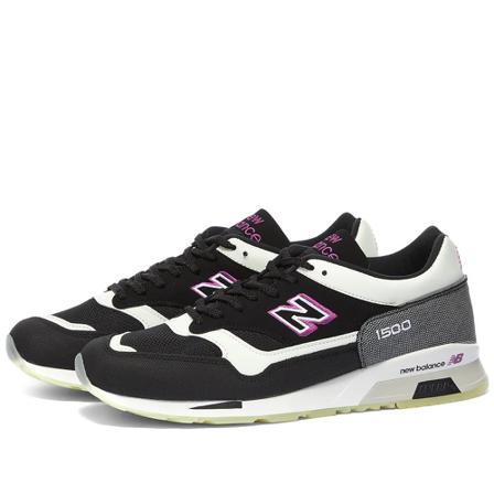New Balance Logo Sneakers Sort, Herre, Størrelse: 43 EU