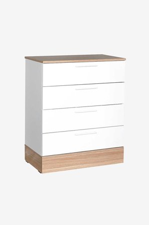 Hanah Home - Kommode Hans - Hvit - Kommoder - Fra Homeroom