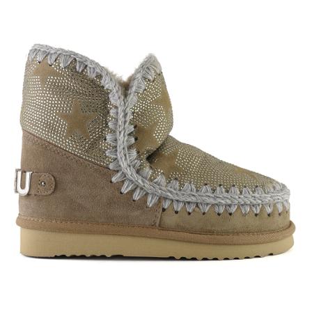 Mou, Ankle Boots Beige, Dames, Maat:37 EU,suede