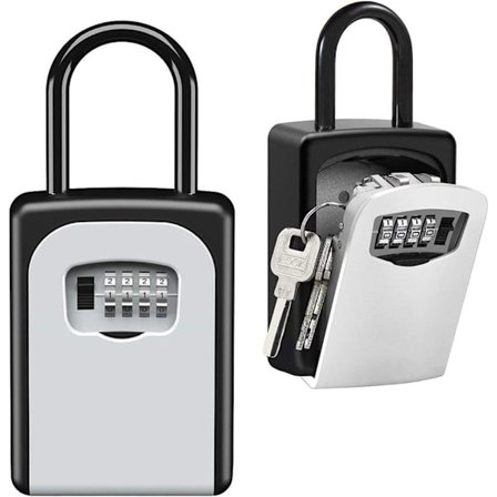 Nøgleboks med 4-cifret numerisk kode, vandtæt vægmontering