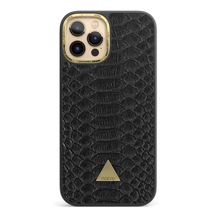 Naive iPhone 12 Pro Max Skal - Black Snake