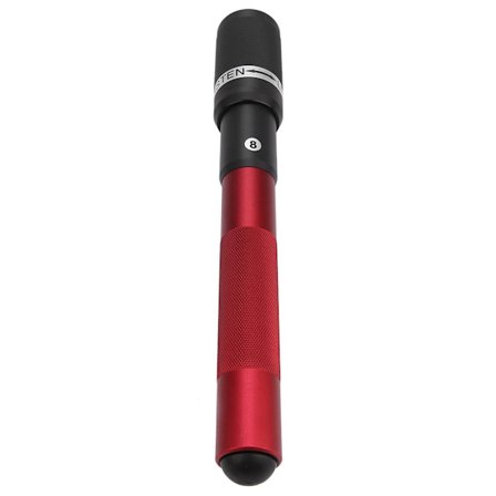 Nine ball Club Teleskopisk Pool Cue Forlænger Tilbehørsdele (Rose Rød)