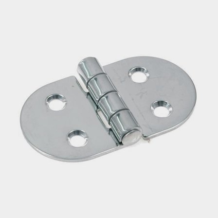 Hatch hinge 1852-Marine, 70 x 39 mm, acid-resistant stainless steel (AISI 316)