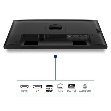 Philips 27inch 2560x1440 120Hz IPS Flat H/A 150 MM USB C DOCKING DISPLAY RJ45 PD>90W Daisy chain TUV EyeSafe certified USB HUB