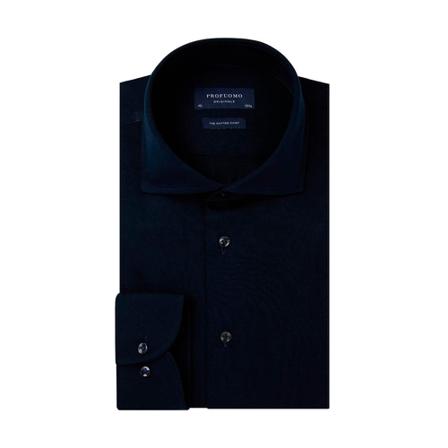 Profuomo Pp0H0A054 Pp0H0A054 , Blauw , Heren , Maat: S Zakelijke Overhemden