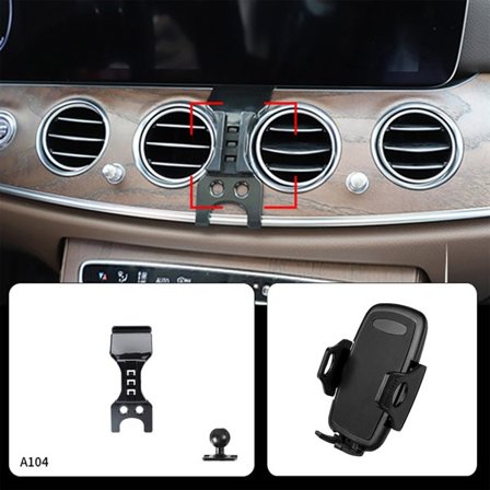 Mercedes E-sarja / CLS / GT / E-Coupé puhelinteline 2016–2023 – ilman porausta, säädettävä kiinnitys