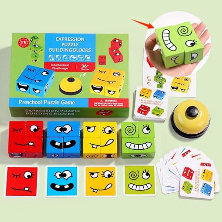 Ansigtsbyttende Rubiks kube logisk tænkning øvelse - Perfekt