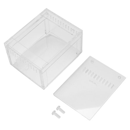 Transparent Akryl Reptil Terrarium til Slanger og Skildpadder Opdræt