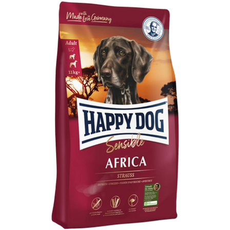 Happy Dog - Supreme Sensible Africa GrainFree Ostrich & Potato 4 kg - Hund - Hundefôr & hundemat - Tørrfôr for hund - ZOO.no