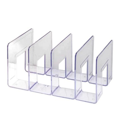 Handväska Organizer Hushåll Transparent Väska Förvaringsställ Sovrum PC Mini Plånbok Hylla 4 Sektioner [DB]