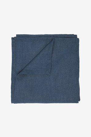 Jakobsdals - Pöytäliina Timeless plain, 150x275 cm - Sininen - Koristetyynyt & tyynynpäälliset - - Homeroom