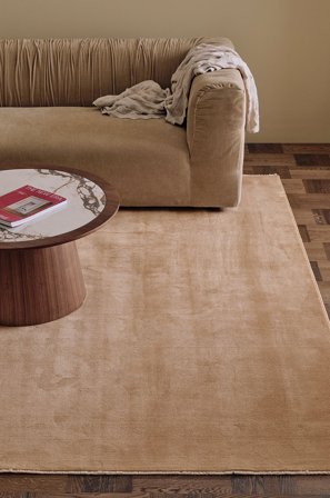 &Home - Gulvtæppe Portland - Beige - Fladvævede tæpper - 140X240 - Fra Homeroom